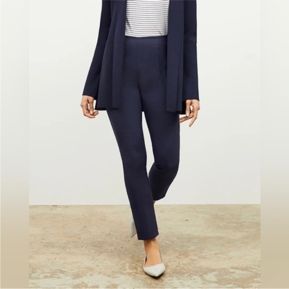 MM Lafleur The Foster Pant PowerStretch in Dark Navy Size 6